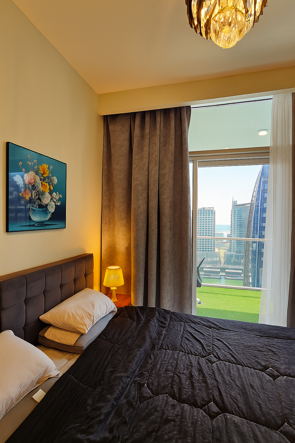 20251004_2022_Cozy Urban Bedroom_remix_01k6qwye9tfzea3vep0cfck587